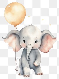 PNG Baby elephant animal cartoon mammal. 