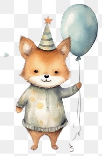 PNG Baby fox cartoon animal cute. 