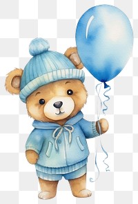 PNG Bear balloon cartoon cute. 