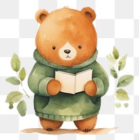 PNG Bear cartoon cute toy. AI generated Image by rawpixel.