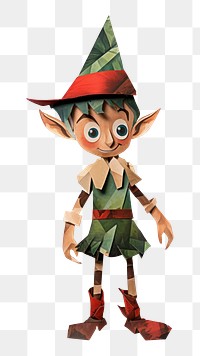 PNG Elf toy white background representation. AI generated Image by rawpixel.