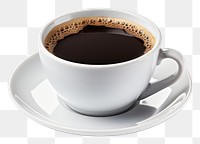 PNG Americano coffee saucer drink