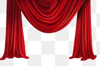 PNG Red curtain backgrounds decoration