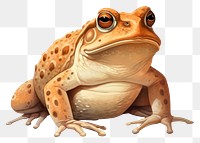 PNG Toad amphibian wildlife animal. AI generated Image by rawpixel.