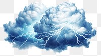 PNG Lightning storm thunderstorm nature. AI generated Image by rawpixel.