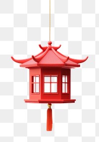 PNG Red Chinese lantern red white background chinese lantern. AI generated Image by rawpixel.