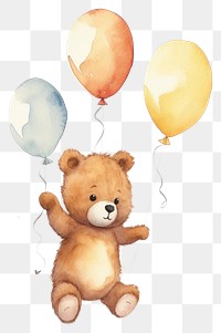 PNG Bear balloon toy  