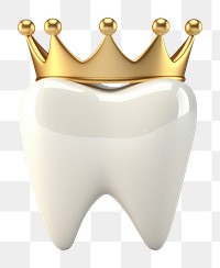 PNG crowned tooth transparent background