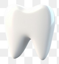 PNG 3D tooth transparent background