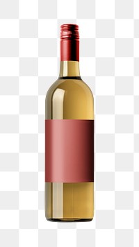 Wine bottle png, transparent background