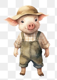 PNG Pig animal mammal cute. AI generated Image by rawpixel.