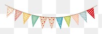 PNG Flags bunting clothesline celebration. AI generated Image by rawpixel.
