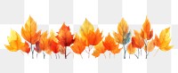PNG Fall leaves plant maple leaf. AI generated Image by rawpixel.