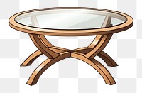 PNG Coffee table furniture white background appliance. AI generated Image by rawpixel.
