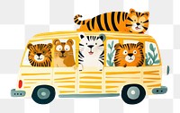 PNG Animal vehicle cartoon mammal. AI generated Image by rawpixel.