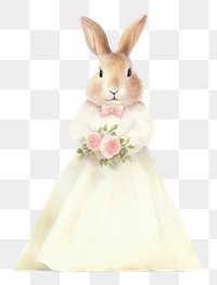 PNG Cute rabbits wedding animal mammal adult. 