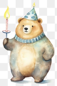 PNG Mammal bear representation celebration. AI generated Image by rawpixel.