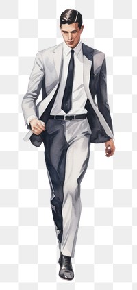 PNG Businessman tuxedo blazer adult. AI generated Image by rawpixel.