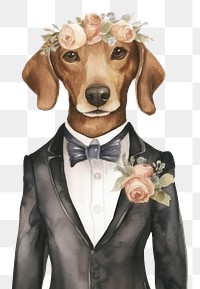 PNG Dogs married wedding animal portrait. 