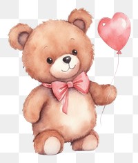 PNG Teddy bear balloon toy  