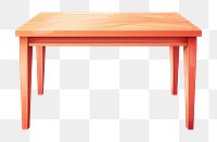 PNG Table furniture desk white background. AI generated Image by rawpixel.