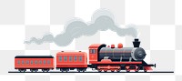 PNG Train locomotive vehicle railway. AI generated Image by rawpixel.