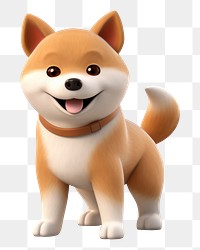 PNG Shiba inu japanese cartoon mammal. 