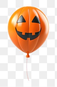 PNG Balloon halloween cartoon white background. AI generated Image by rawpixel.