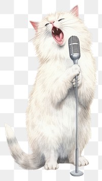 PNG Microphone drawing mammal animal. 