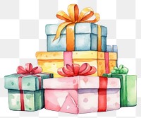 PNG Christmas present cartoon gift  