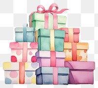 PNG Christmas present gift white background celebration. AI generated Image by rawpixel.