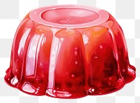 PNG A jello food white background freshness. AI generated Image by rawpixel.