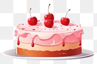 PNG Cake celebrate dessert cream. AI generated Image by rawpixel.
