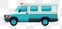 PNG Hospital car ambulance vehicle van. AI generated Image by rawpixel.