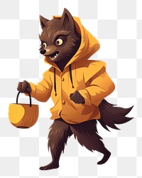 PNG Werewolf clothing cartoon apparel. 