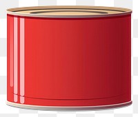 PNG Cylinder tin white background container. AI generated Image by rawpixel.
