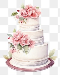 PNG  Wedding cak cake dessert food. AI generated Image by rawpixel.