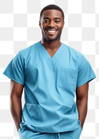 PNG Smiling healthcare professional portrait.