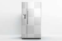 Refrigerator home appliance png mockup, transparent design