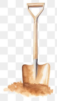 PNG Plastic sand shovel tool drawing sketch. 