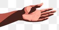 PNG Finger hand gesturing cartoon. 