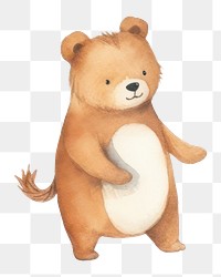 PNG Animal bear cartoon mammal. 