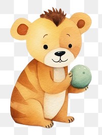 PNG Animal cartoon cute toy. 