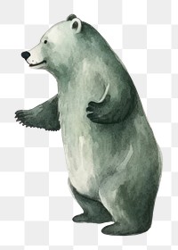 PNG Animal snow fight wildlife cartoon mammal. AI generated Image by rawpixel.