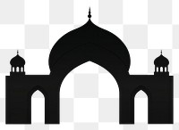 PNG Silhouette arch architecture building. AI generated Image by rawpixel.