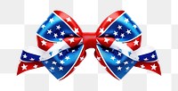 PNG American ribbon blue red  