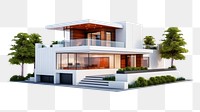 PNG  House architecture building villa. AI generated Image by rawpixel.