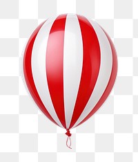 PNG Balloon red white stripe aircraft. 