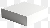 PNG White paper box furniture simplicity rectangle. 