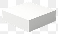 PNG White paper box furniture simplicity rectangle. 